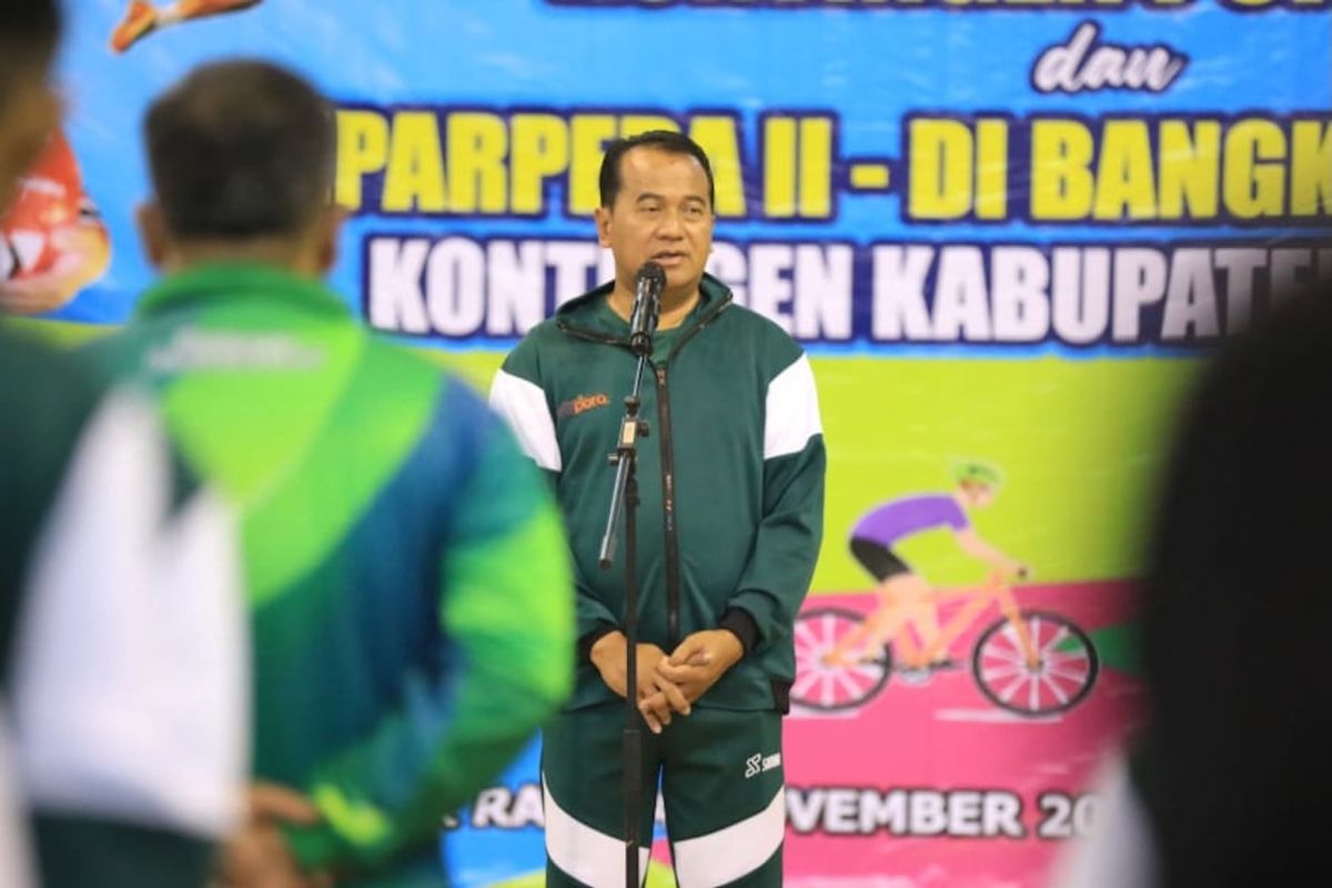 Pj Bupati Pasuruan dorong kekompakan kontingen POPDA dan Peparpeda Jatim 2024